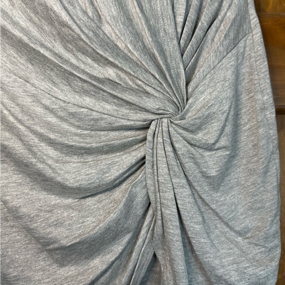 LUSH Gray Twist Skirt - Picture 3 of 9